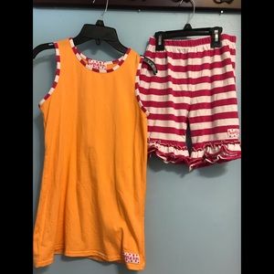 Ruffle Girl shirt and shorts